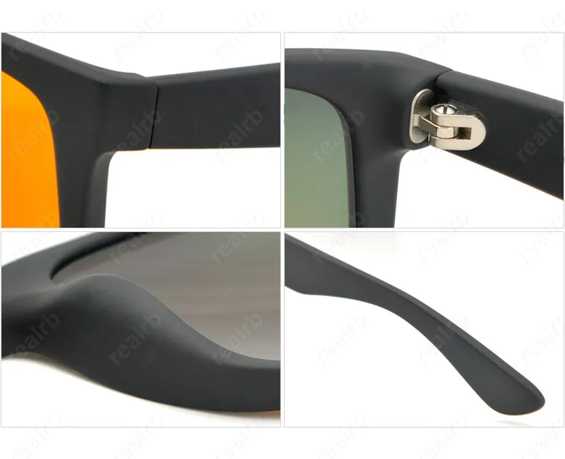 Gafas de sol polarizadas Justin 4165 de 55 mm para hombre y mujer, de alta calidad, con montura de nailon y accesorios._voghion.com