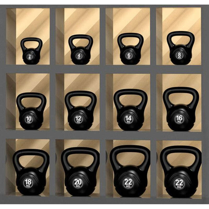 【 18000 Rückkäufe 】 Männer und Frauen Home 2kg-20kg Pot Bell Yoga Squat Hip Training Fitness Hantel Ball_voghion.com