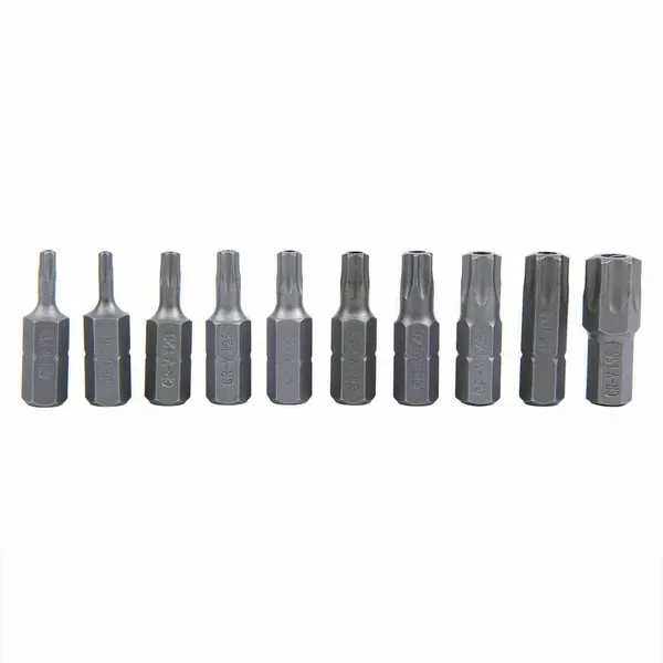 34pcs Torx Bit Socket And E-Torx Star Socket Set 1/4' 3/8' 1/2' Drive Male Female E-torx Security Bits Handheld Tool_voghion.com
