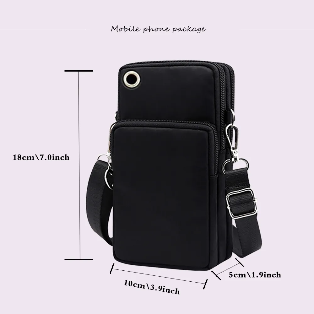 New Universal Mini Cross-body Shoulder Mobile Phone Poch Case Bag Spring Summer For Huawei/Xiaomi/Samsung Color_voghion.com