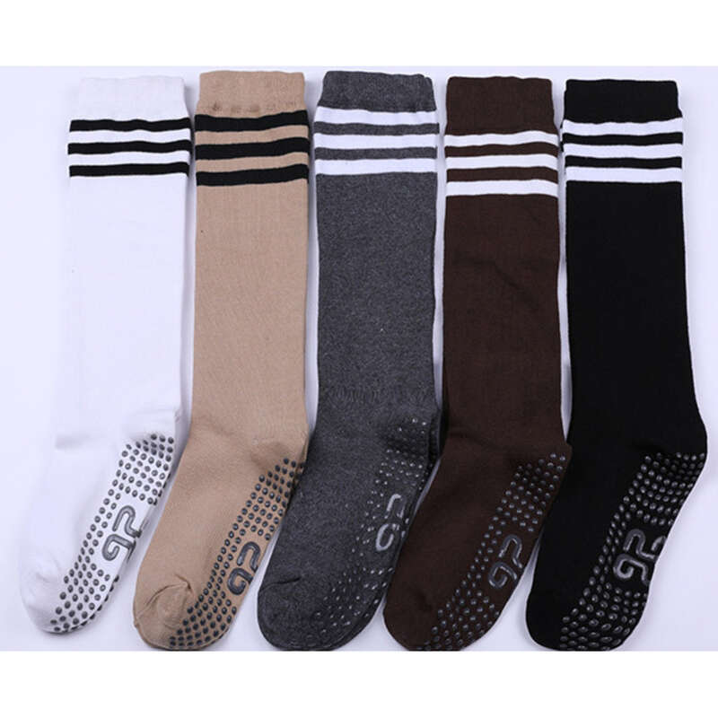 Cotton Mid Sole Anti Slip Calf Socks, Fitness Yoga Dance Sports Socks_voghion.com