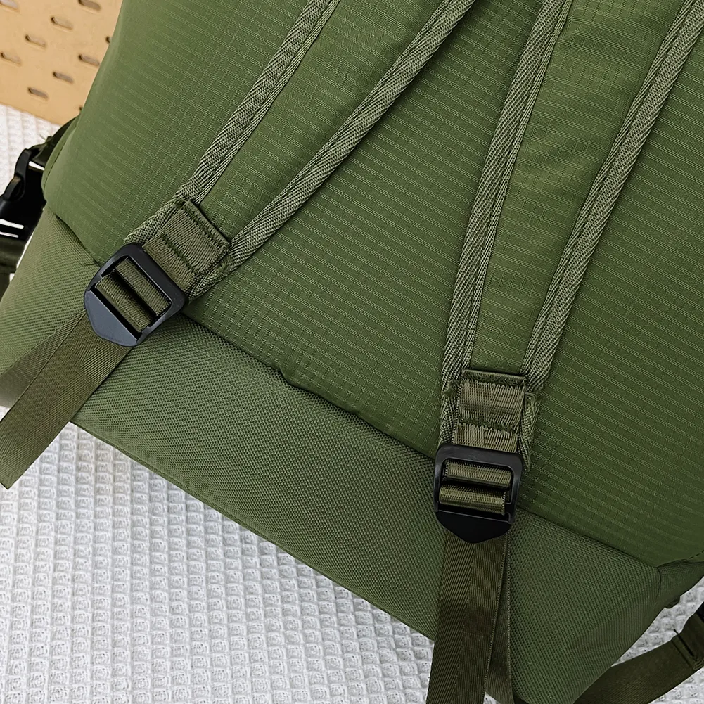 Unisex Travel Backbag Lightweight Women&Men Carry On Backpack Large Capacity Solid Colour Multifunctional Versatile_voghion.com