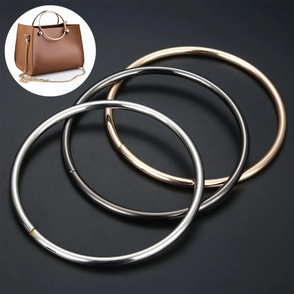 1Pc Metal Handles Replacement DIY Handbags Bags Purse Handmade Bag Accessories Round D-ring Hanging Buckle Hardware_voghion.com