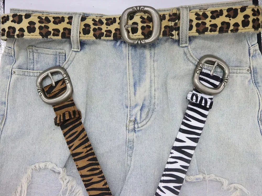 2025 New Chrome Womens Cheetah Belt Y2k Leopard Zebra Pattern Snake Cos Skin Wrinkle Pin Gold Buckle Dress Jeans Set Fd3_voghion.com