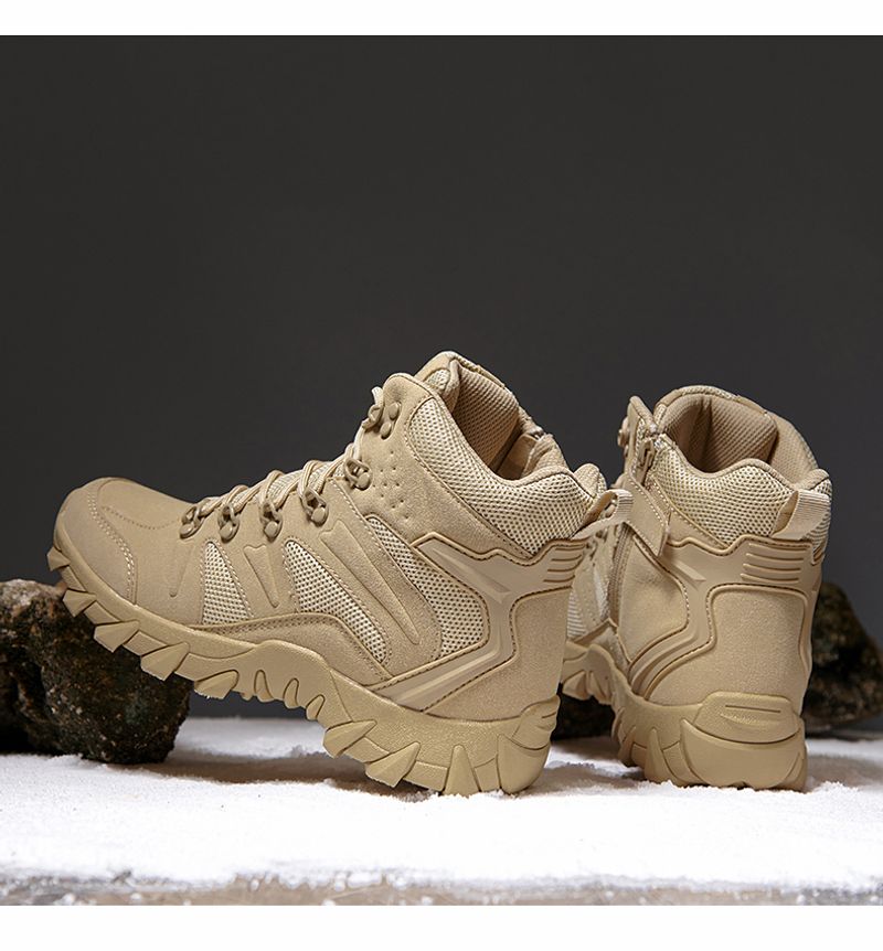 Verbesserte Taktik Kampftraining Stiefel Outdoor Camping Anti-Verschleiß Rapid Response Wanderschuhe Angeln Jagd_voghion.com