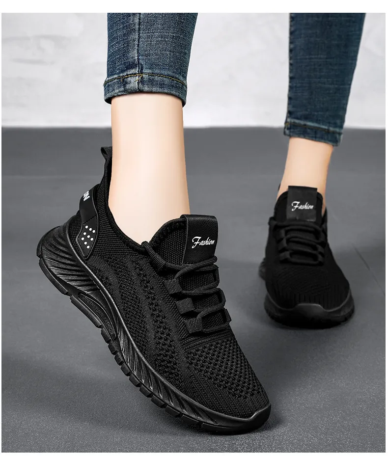 Womens Casual Running Shoes Trendy Lightweight Sports Trainers_voghion.com