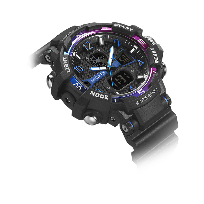 Große, coole, wasserdichte elektronische Sportuhr für Studenten_voghion.com