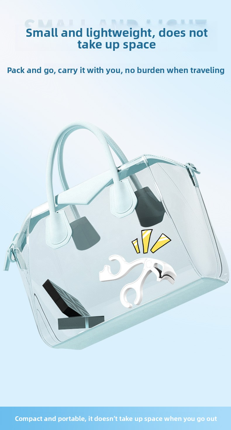 Portable Frameless Wide-Angle Eyelash Curler - One-Squeeze Long-Lasting Hold Lash Styling Tool_voghion.com