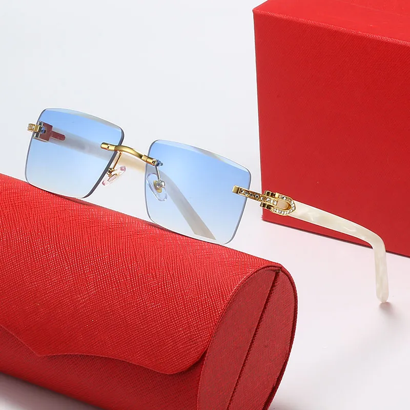 CT066521 carti okulary przeciwsłoneczne z rogu bawoła męskie damskie klasyczne kwadratowe Leisure prostokątne wielokolorowe modne oprawki_voghion.com