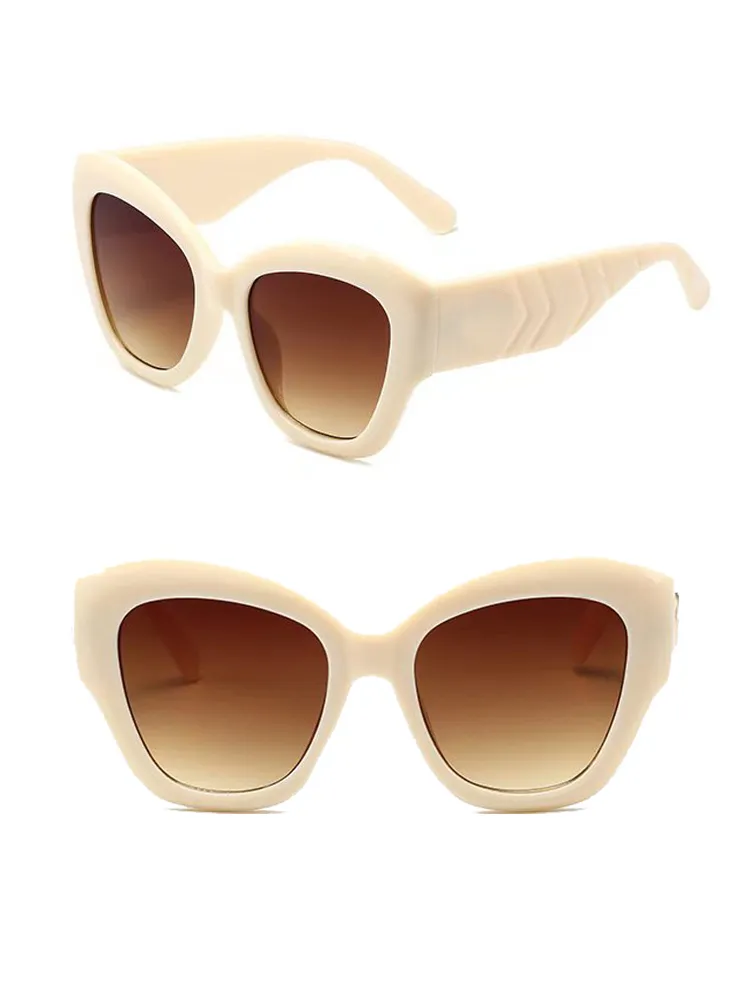 Cat Eye Rectangle Sunglasses Retro Style Vintage Designer Shades_voghion.com