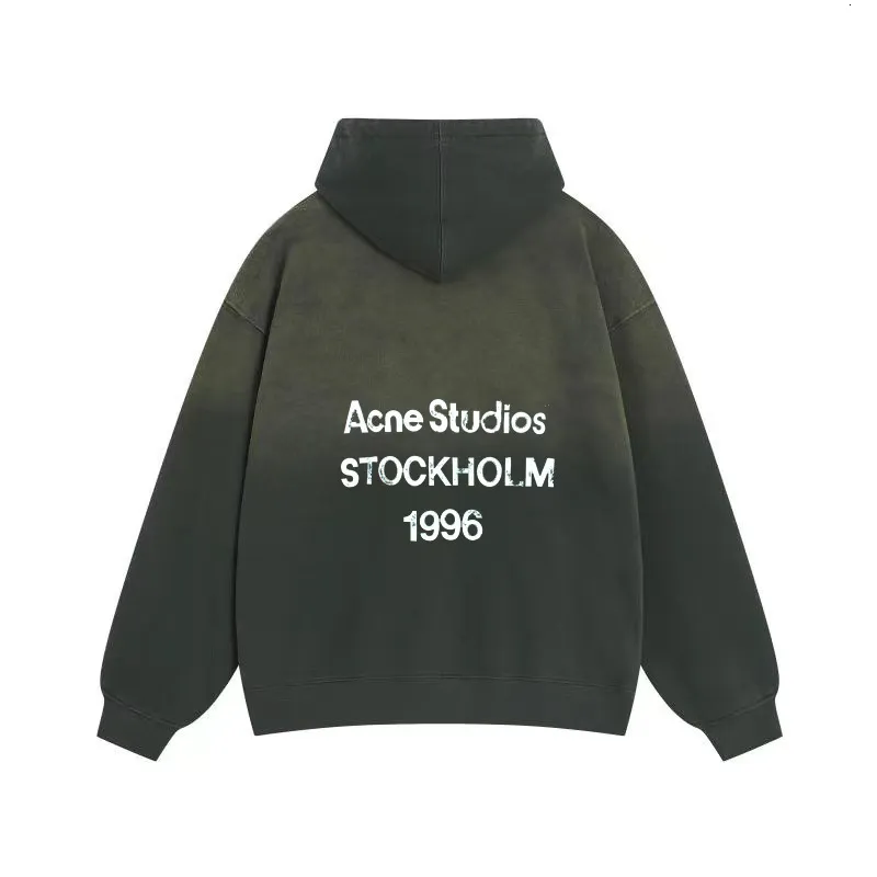 Felpa con cappuccio vintage autunno e inverno, stile High Street, stile americano, con lettere sfrangiate, tinte e appese, 1996_voghion.com