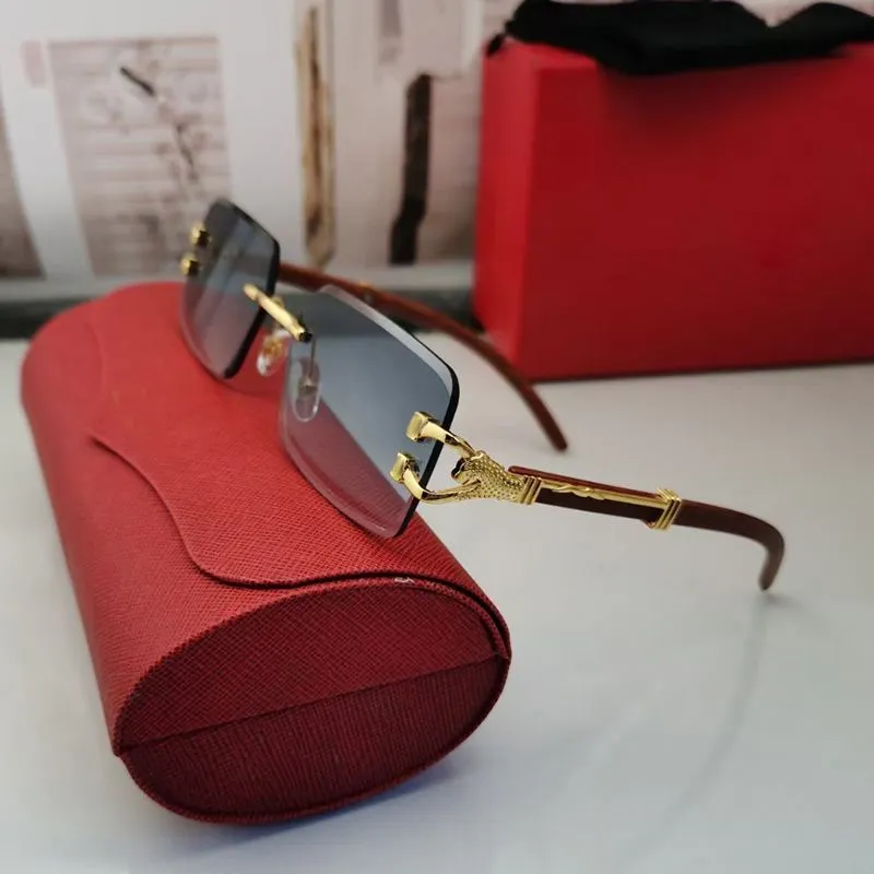Nouveau Cartir hommes lunettes de soleil femmes unisexe temples en bois galvanoplastie matériel polissage artisanat haut de gamme corne de buffle_voghion.com
