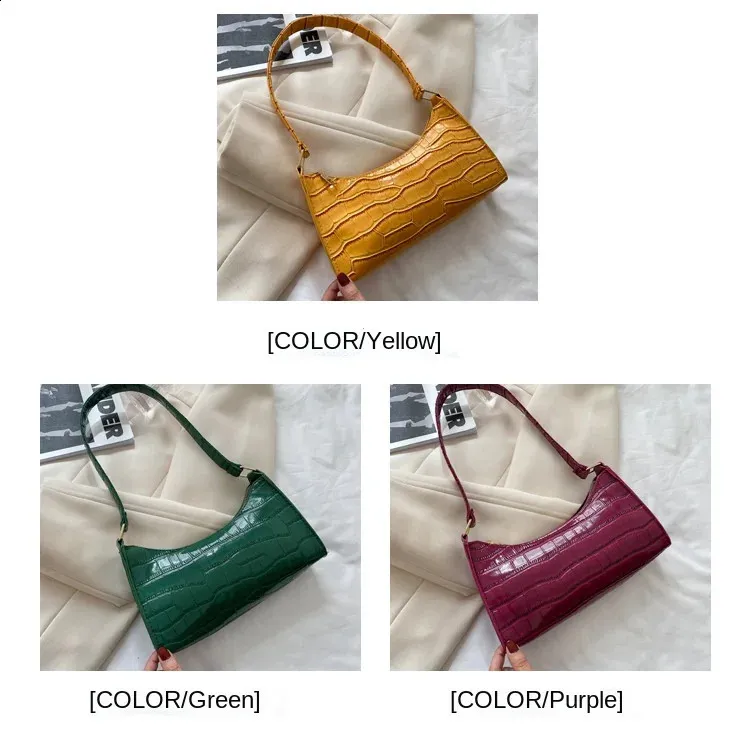 Fashion Exquisite Shopping Bag Retro Casual Tote Shoulder Bags Female Leather Solid Color Chain Handbag for Women 241120_voghion.com