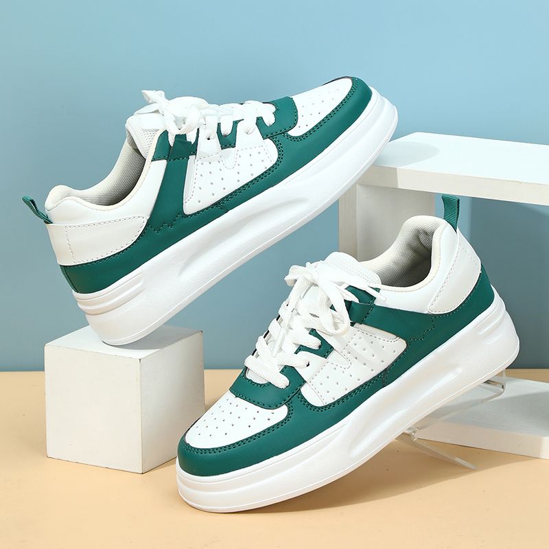Dikke zool skateboard voor koppels, ademend, lichtgewicht, casual, sport, student, outdoor, veelzijdig, trendy, dames_voghion.com