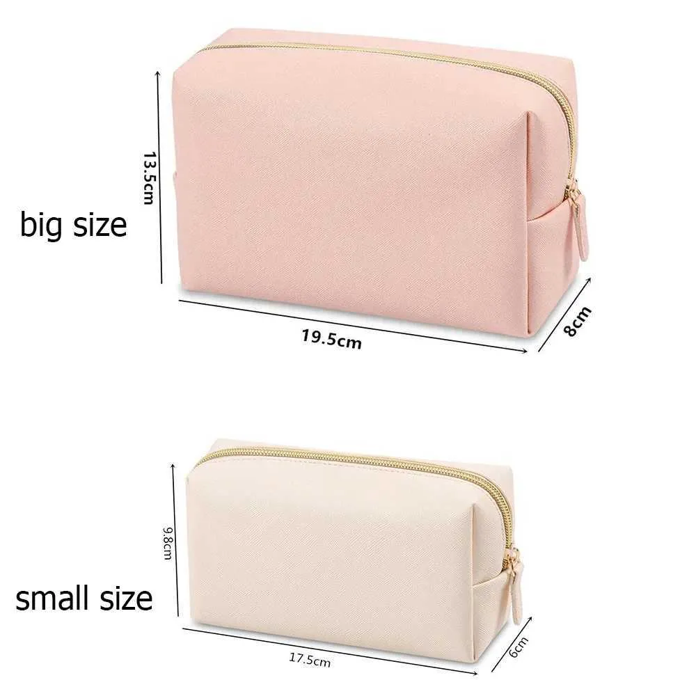 Trousse de toilette et de maquillage portable en cuir PU Saffiano imperméable avec broderie personnalisée Y241023_voghion.com