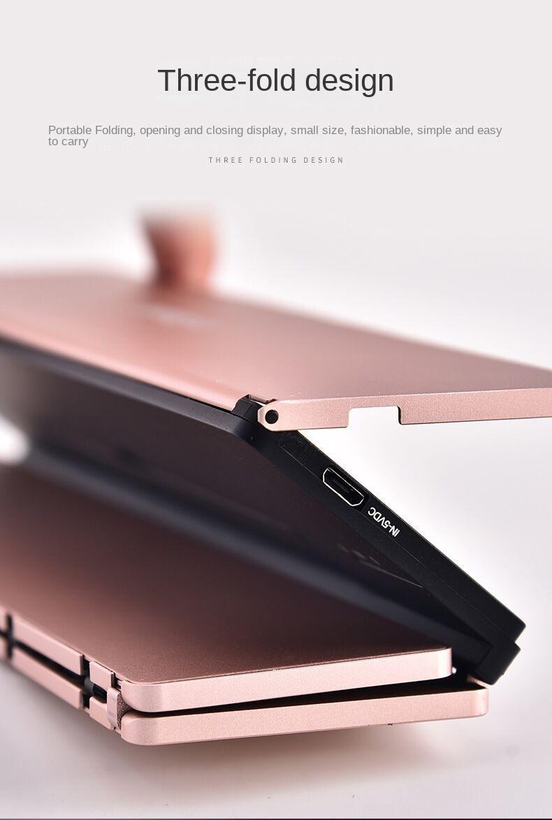 Mobile Phone, Tablet Computer, Three Systems, Universal Wireless Bluetooth Keyboard, Multimedia Folding Wireless Keyboard, Gifts_voghion.com