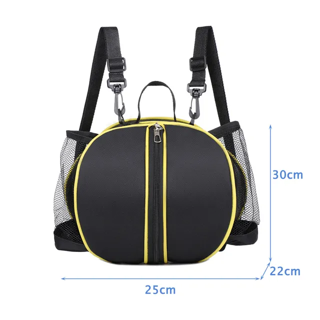 Outdoor Sports Shoulder Soccer Bags Training Equipment Storage Mesh Side Two-way Open Ball Bag Volleyball Basketball_voghion.com