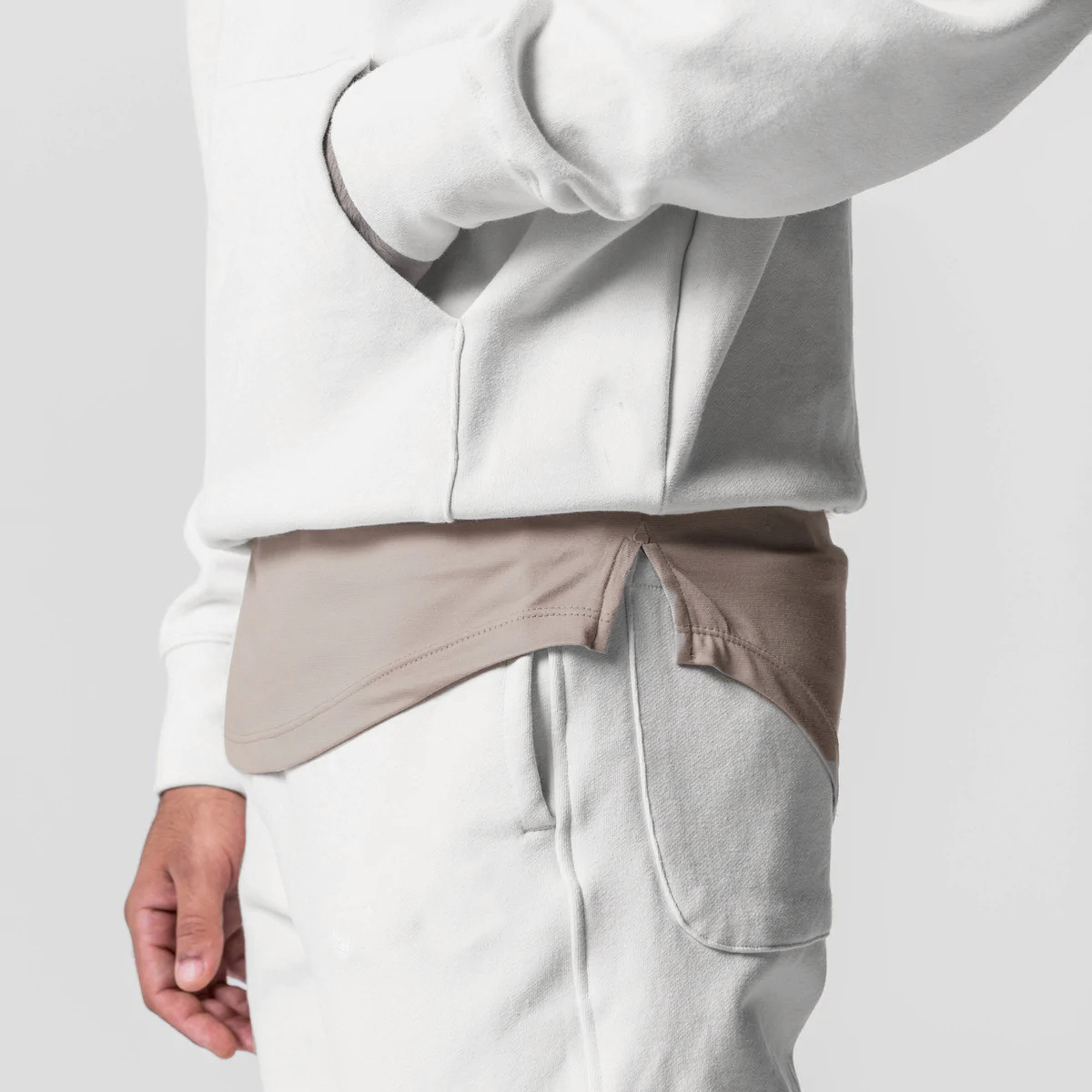 Set di pantaloni da corsa fitness da uomo in due pezzi per sport e tempo libero in cotone_voghion.com