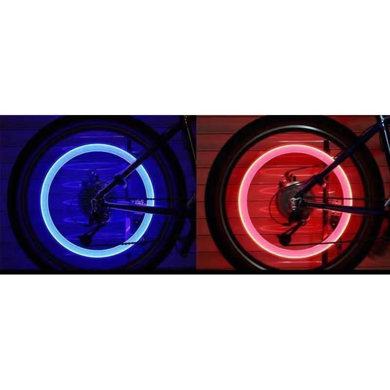 [Automatikus éjszakai fény] Kerékpáros felszerelés Fluoreszkáló rúd Indukciós szél tűz kerékmag légszelep kerékpár hegyi kerékpár_voghion.com