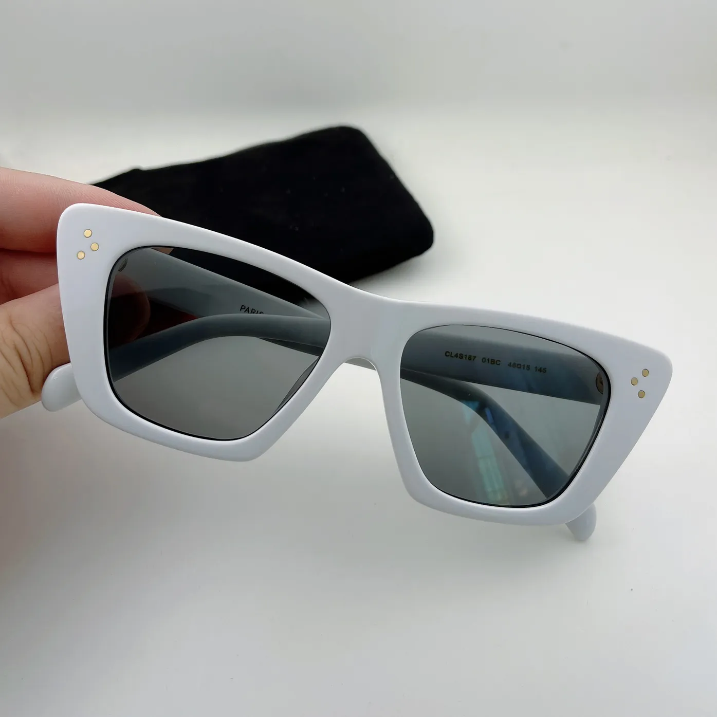 Occhiali da sole 2024 Moda Donna Cat-eye Casual Personalità Occhiali da guida Uomo 4s187_voghion.com