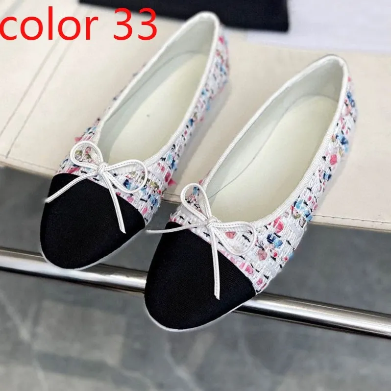Kleid Damen Designer Ballettschuhe Damen Schuhe Frühling Herbst Neue Bogen Mode Flache Bootsschuh Dame Leder Lazy Dance_voghion.com