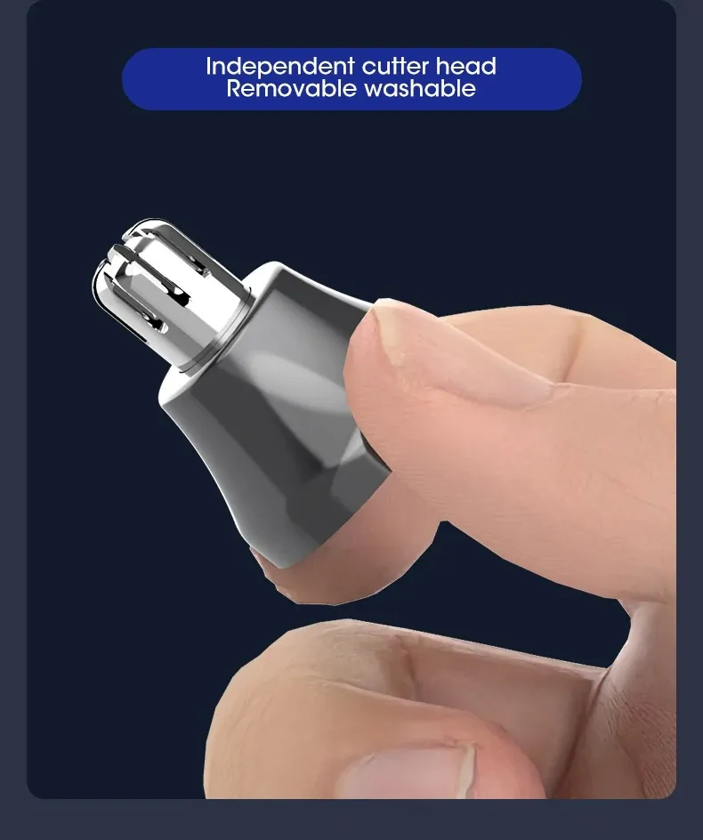 Metal Nose Trimmer - Battery Operated_voghion.com