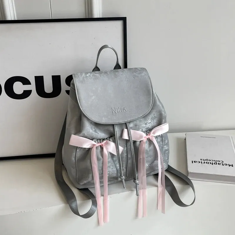 Leftside Damen Rucksack Aus Kunstleder, Kleiner Koreanischer Y2k Stil_voghion.com