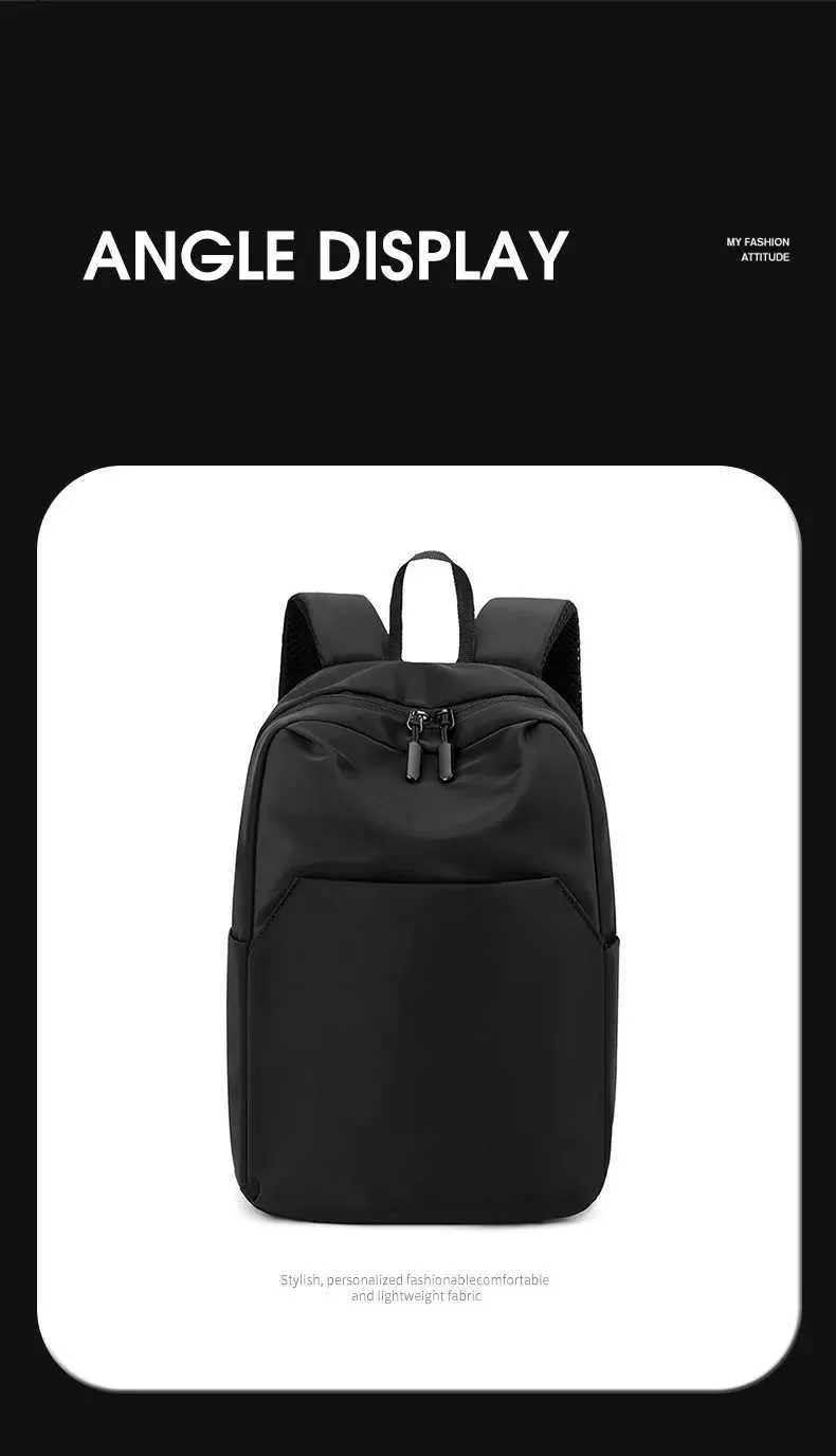 Mini sac d'école léger pour homme et femme, sac à dos de sport, de voyage court, grande capacité, couleur unie, petit_voghion.com