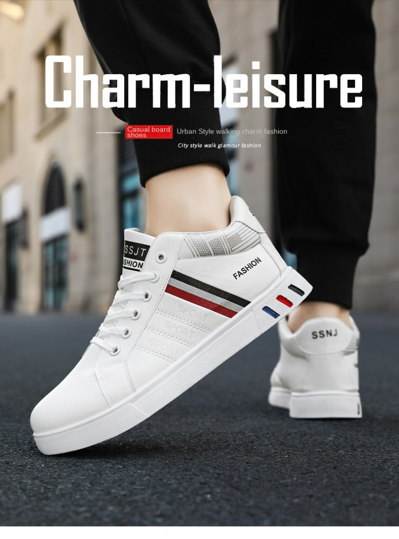Männer Schuh 2024 Neue Atmungsaktive Casual für Männer Frühling Herbst Mode Nicht-Slip Männliche Turnschuhe Weiß Plattform Skateboard_voghion.com