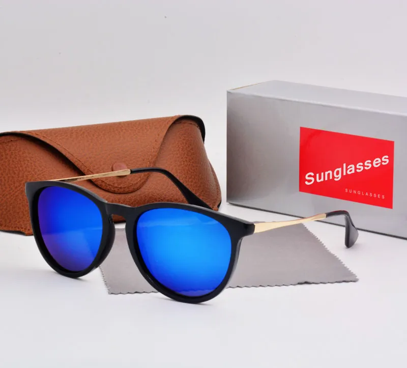 Lunettes de soleil de marque 4171 de qualité supérieure pour femmes et hommes, modèle Erika pour homme et femme, verres polarisés Uv400, lunettes rétro avec original_voghion.com