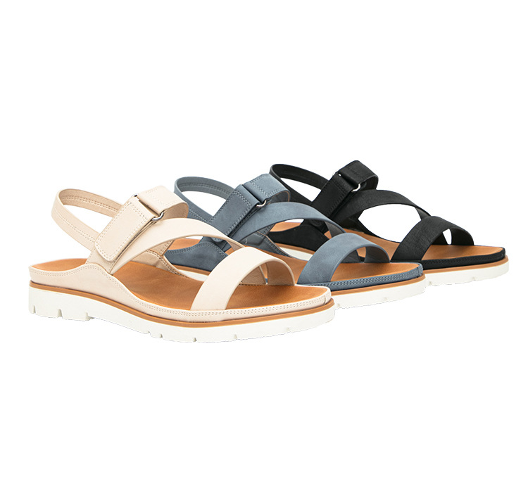 Strandsandalen, bequeme, atmungsaktive und vielseitige Römersandalen, Sandalen mit dicker Sohle_voghion.com