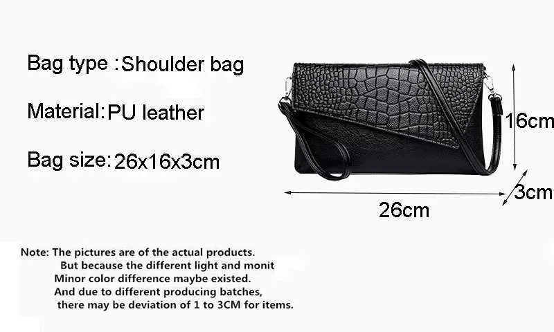 Neue Mode Frauen Schulter Weiche PU Leder Handtasche Umhängetasche Messenger Taschen Geldbörse ClutchC241103_voghion.com