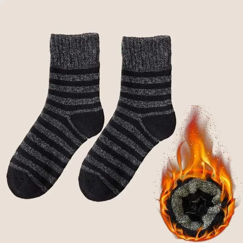 Men's Winter Thicken Wool Mens High Quality Towel Keep Warm Sock Cotton Christmas Gift for Male Thermal Socks 38-45_voghion.com