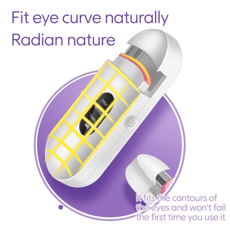 New curler, portable, heated, curg, long-lasting styg, electric perm eyelash curler_voghion.com