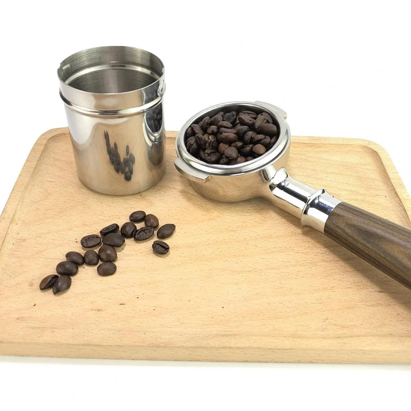 51 mm kaffedoseringskopp, sniffmugg för espressomaskin, slitstark kaffedoseringskopp i rostfritt stål_voghion.com