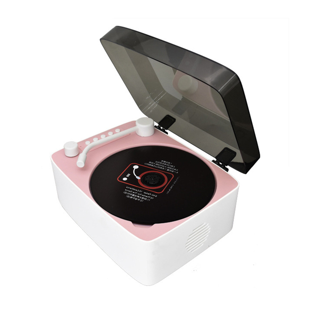 Portable CD Player USB Bluetooth 5.0 MP3 WMA CDDA 3.5mm Audio Player Battery Powered DVD Player Speaker with Remote Control Gift_voghion.com