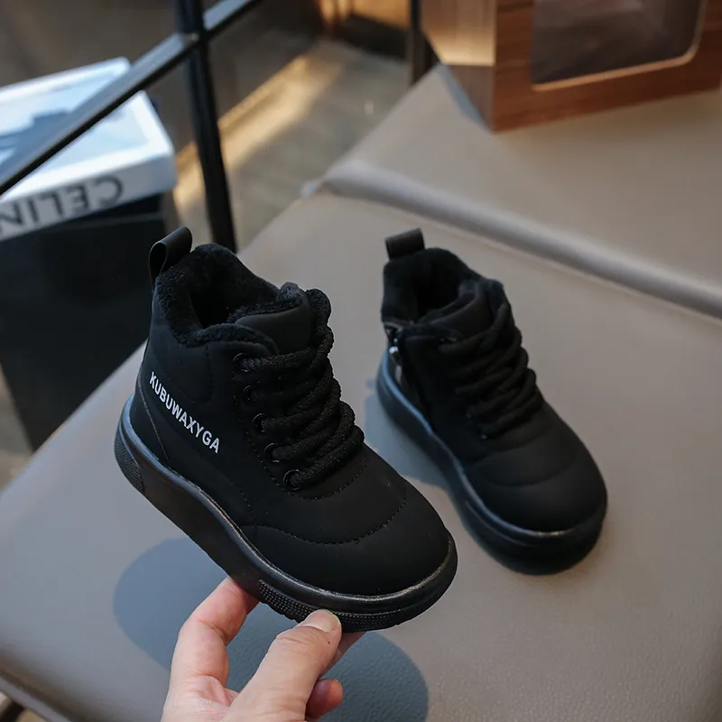 Fashion Children Snow Youth Warm Thick Bottom Girls Cotton Boots Toddler Winter Littlesprouts New Non-slip Boys Casual_voghion.com