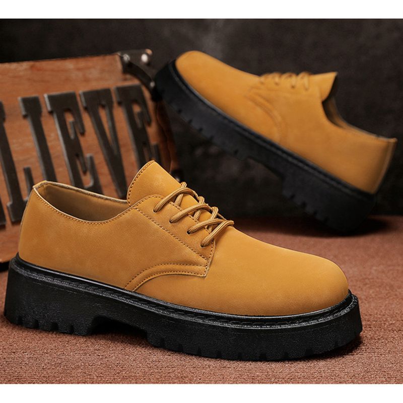 Men's 2024 new casual leather Korean version of the trend all sports fashion men's small white shoes_voghion.com
