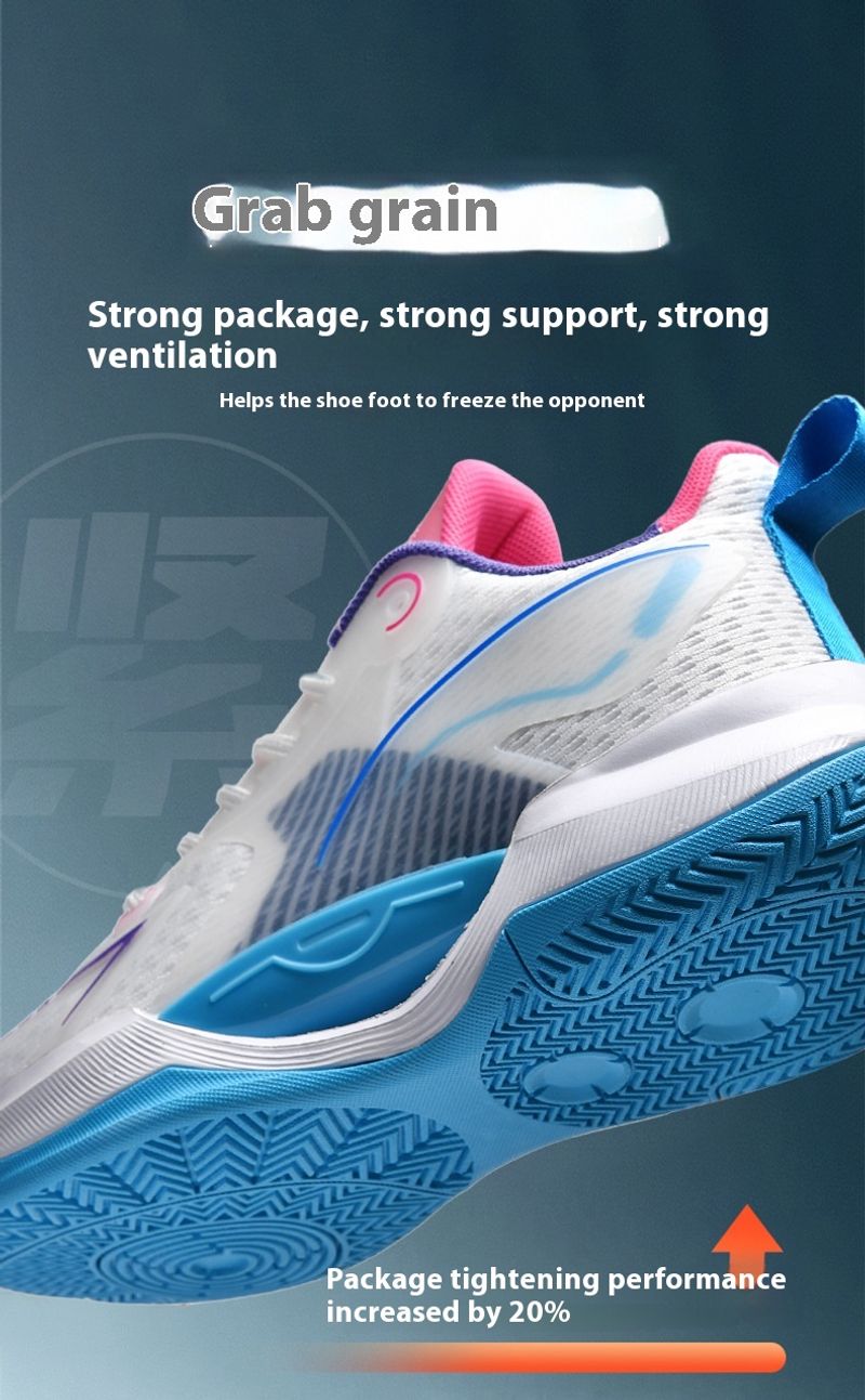 Ultraleichte Basketballschuhe Herren, professionelle Wachen, solide Turnschuhe, atmungsaktive Single-Mesh-Sneaker für_voghion.com