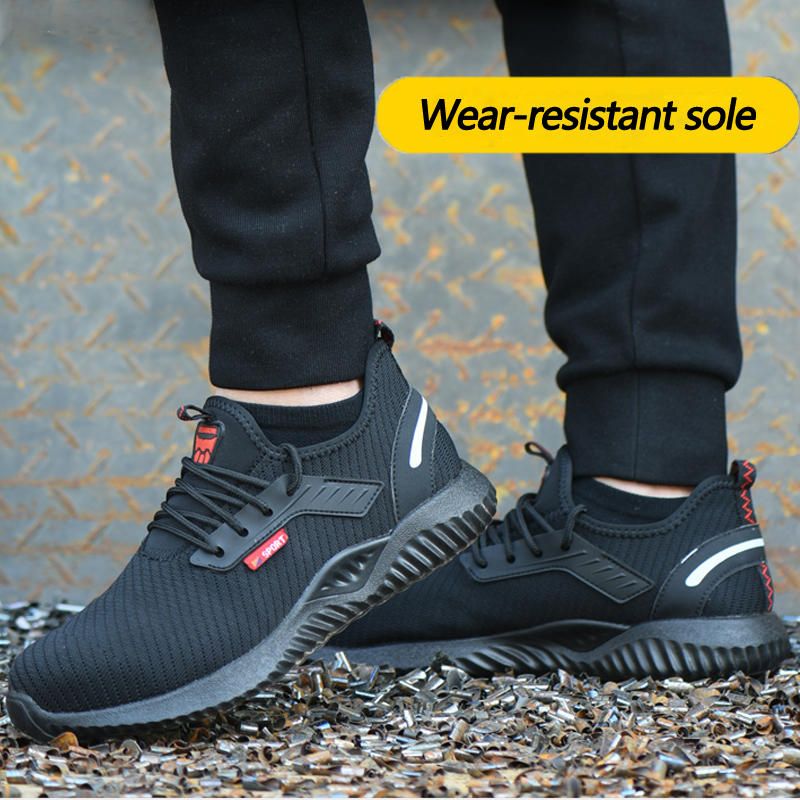 Pantofi de siguranță Trabo Fashion pentru bărbați, ușori și confortabili, pantofi de protecție indestructibili antiglonț_voghion.com