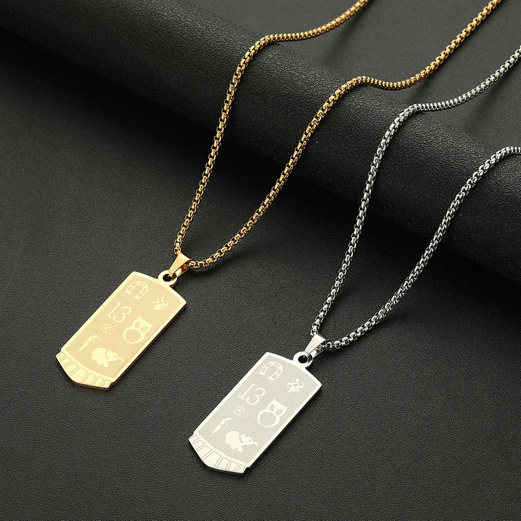 Collana con ciondolo per uomo e donna simbolo geometrico gioielli_voghion.com