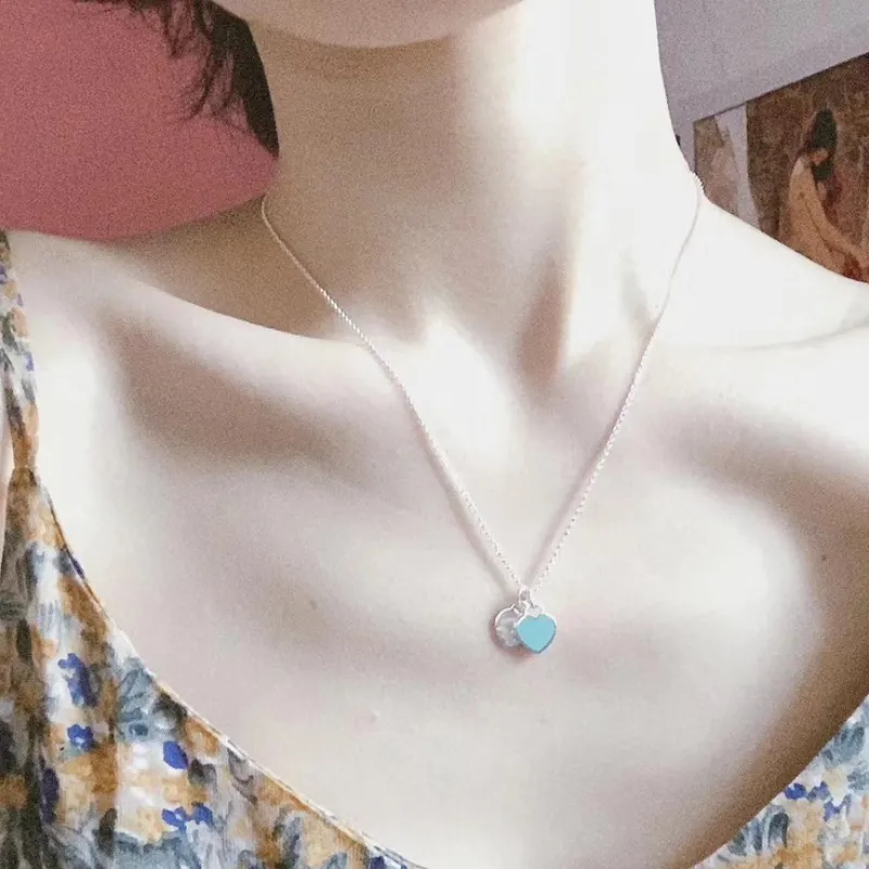 Pendant Neckls New Designer Love Heart-shaped for Gold Sier S Earrings Wedding Engagement Gifts Fashion Jewelry_voghion.com
