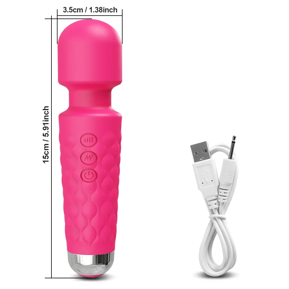 Av Wand Vibrator Für Damen Klitoris Und Brust Massagegerät_voghion.com