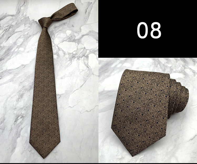 Corbata para hombre, color naranja champán, para traje de negocios, camisa, accesorios para uso diario, básica, impresa a mano, edición ancha, 8 cm_voghion.com