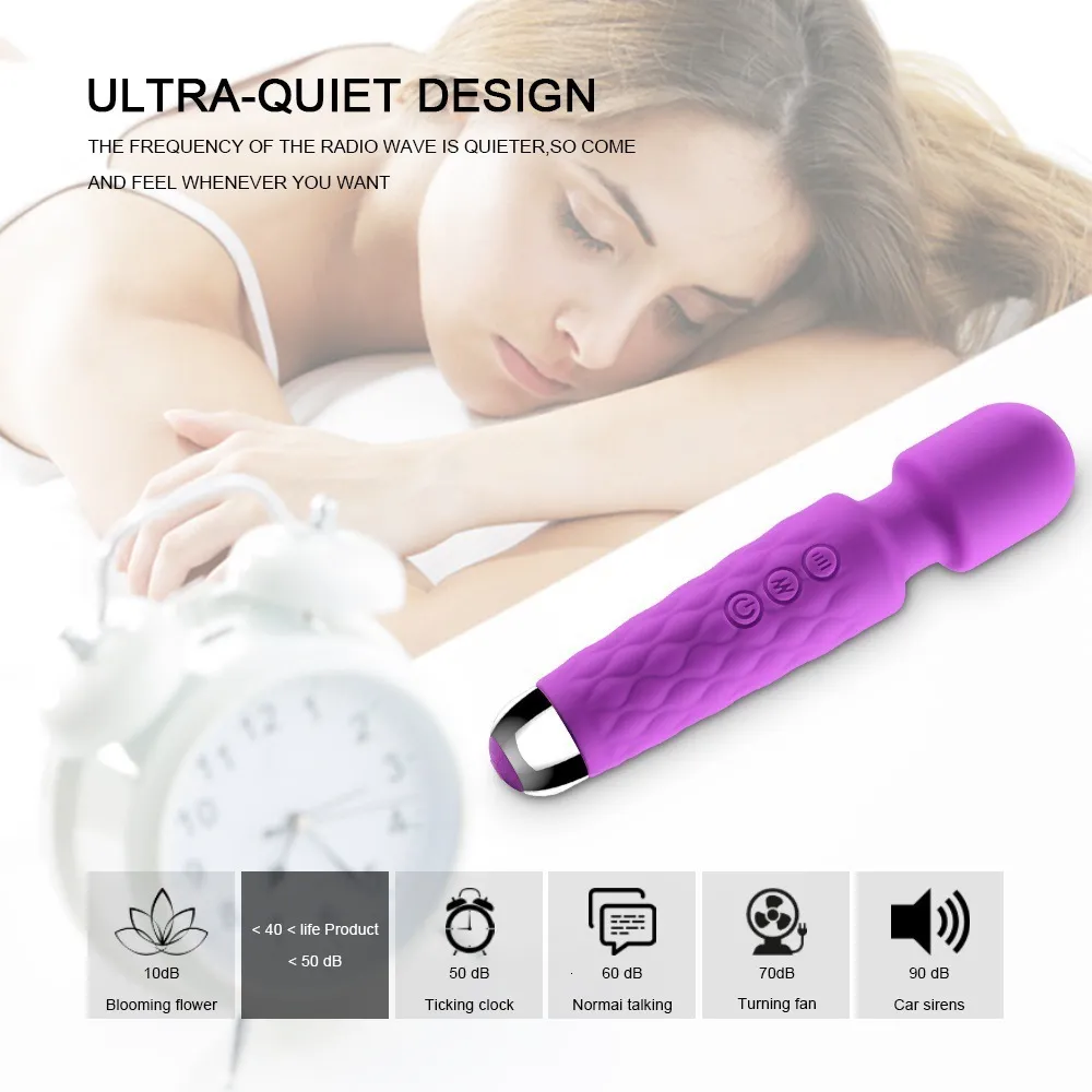 Vibrátorok Szexjátékok 20 Sebességű Vibrátorok Női Felnőtteknek 18 AV Stick Vibrátor Női Maszturbátorok Egzotikus Access_voghion.com