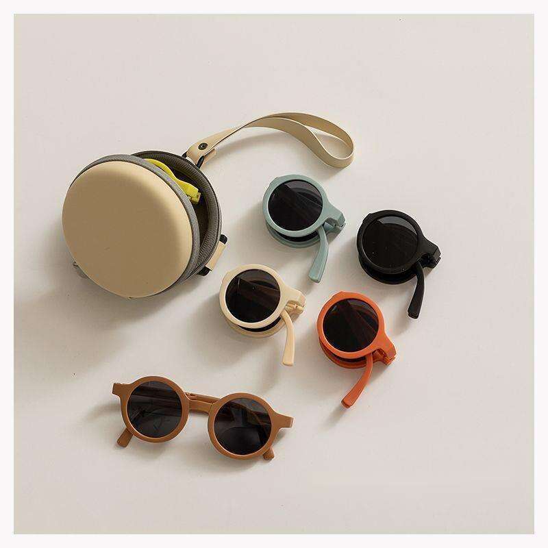 Silicone Boys And Girls Eye UV Protection Children's Baby Polarized Sunglasses_voghion.com