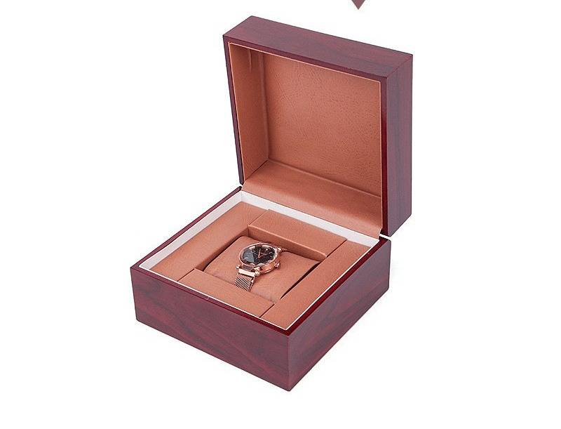Luxuriöse Uhrenbox aus Holz mit Klappdeckel – Handgefertigte Aufbewahrungsbox für Schmuck und Uhren für Damen und Herren – Elegante Geschenkbox aus Holz für Uhren und Accessoires_voghion.com