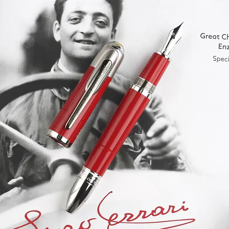Besonnesch Sammlung Monte Enzo Feri Berühmte Figur Füllpenne Hollowcarved Top Office Schreiwen Rollerball Pen Kugelpennen Mat Seriennummer_voghion.com