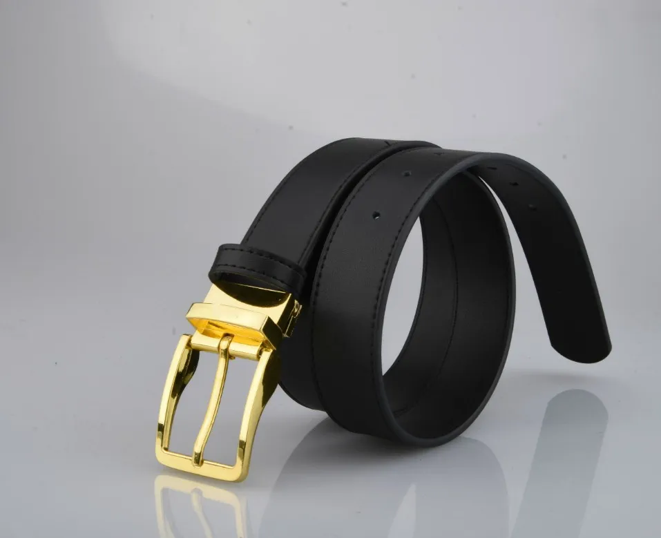 985 Fashion Big buckle genuine leather belt withe box designer men women high quality mens belts_voghion.com