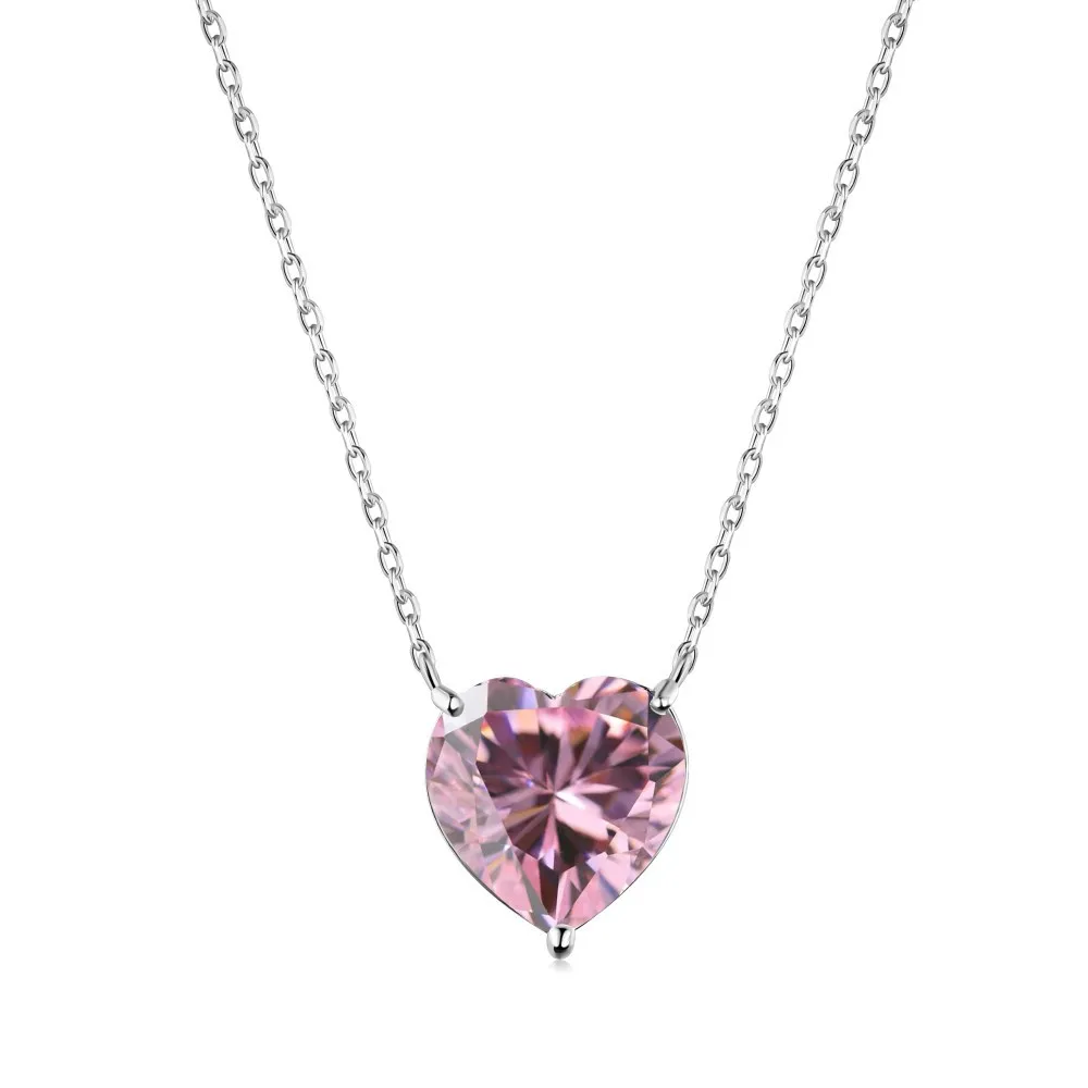 S Sterling Sier Love Heart Designer Necklaces For Women Big Austrian Crystal Charm Sailormoon 3 Carats Stone Hearts_voghion.com